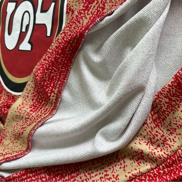 ZUBAZ NFL Apparel MEN'S SAN FRANCISCO 49ERS STATIC CREW NECK SWEATSHIRT L - Picture 6 of 14